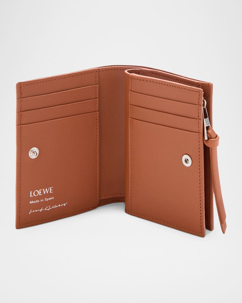 x Albers Compact Bifold Wallet in Nappa Leather