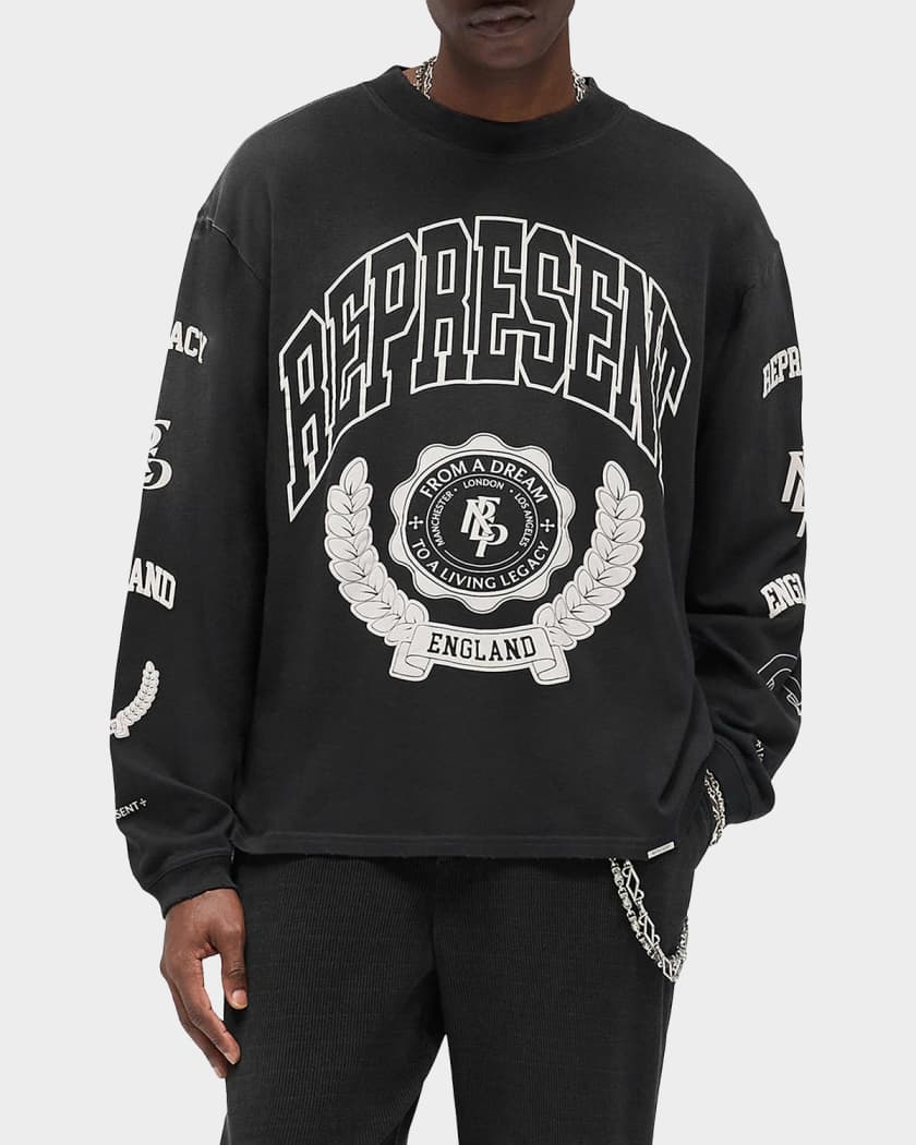 REPRESENT Men's Represent Legacy Crest Long-Sleeve T-Shirt