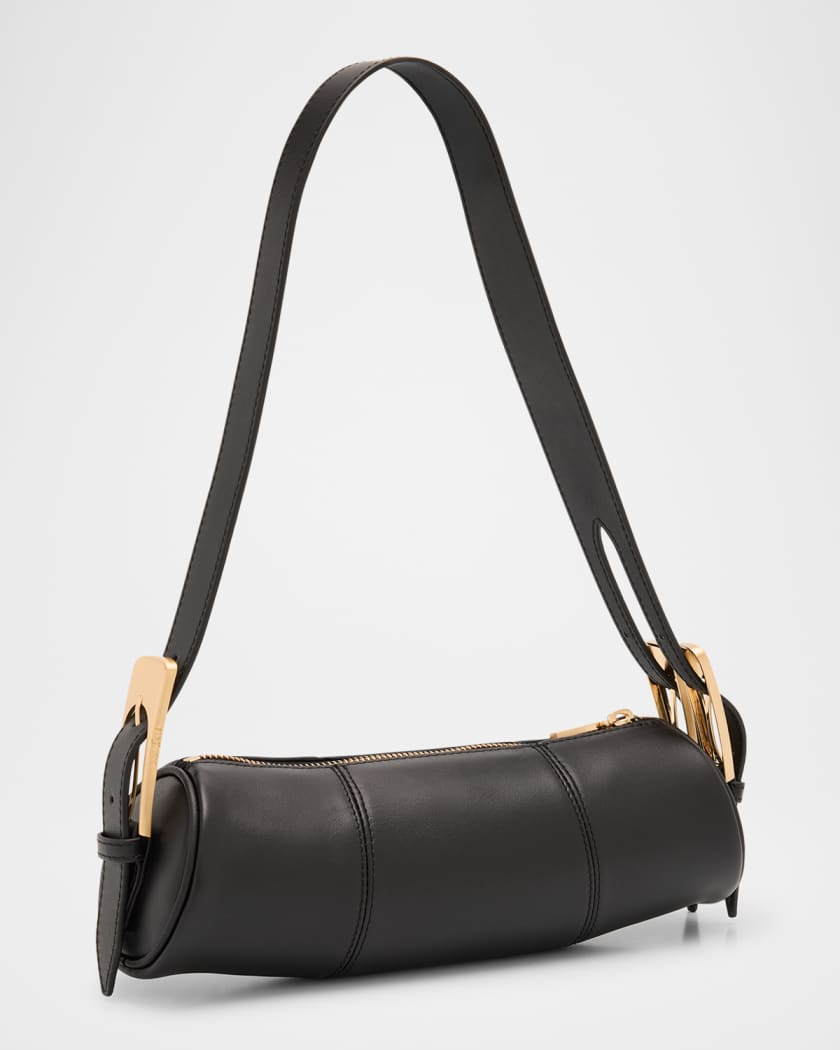 Laina Baguette Leather Shoulder Bag