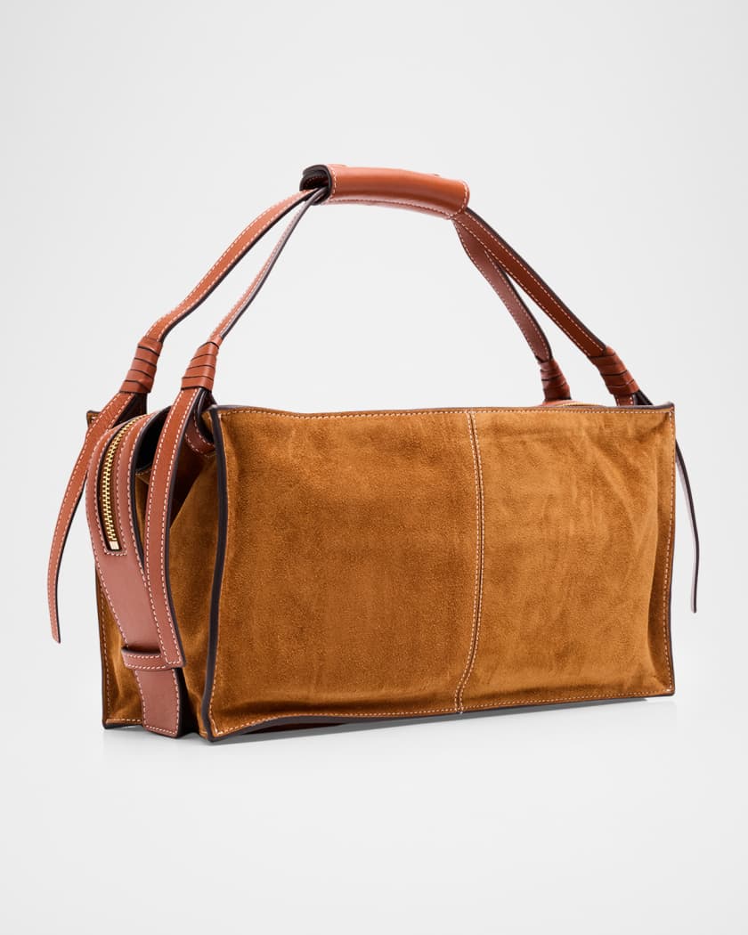 Harold Slouchy Suede Top-Handle Bag