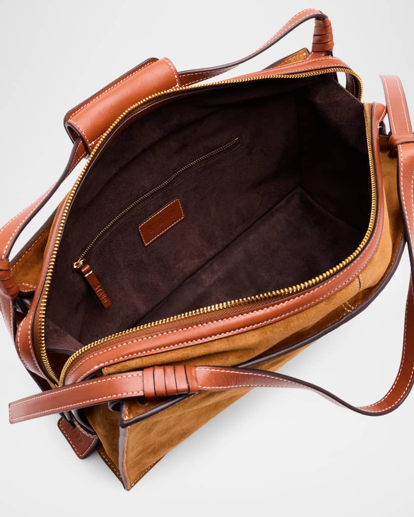 Harold Slouchy Suede Top-Handle Bag