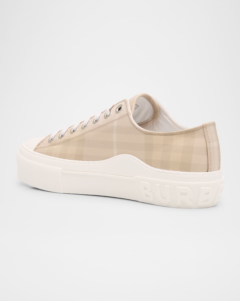 Burberry Jack Check Low-Top Sneakers | Neiman Marcus