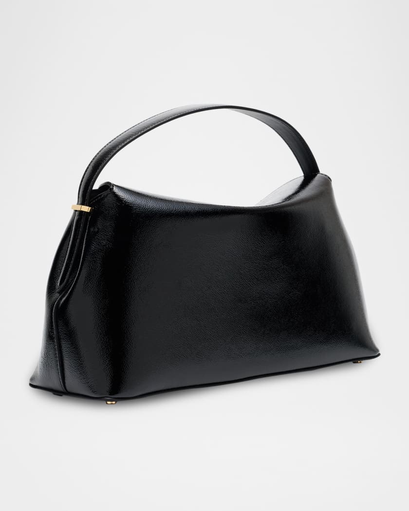 T-Lock Naplack Leather Top-Handle Bag