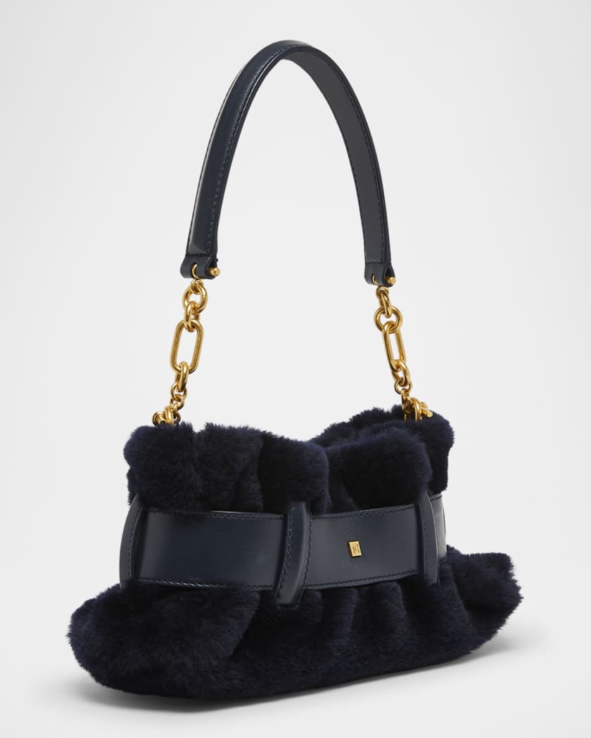 Anthem Mini Shoulder Bag in Shearling