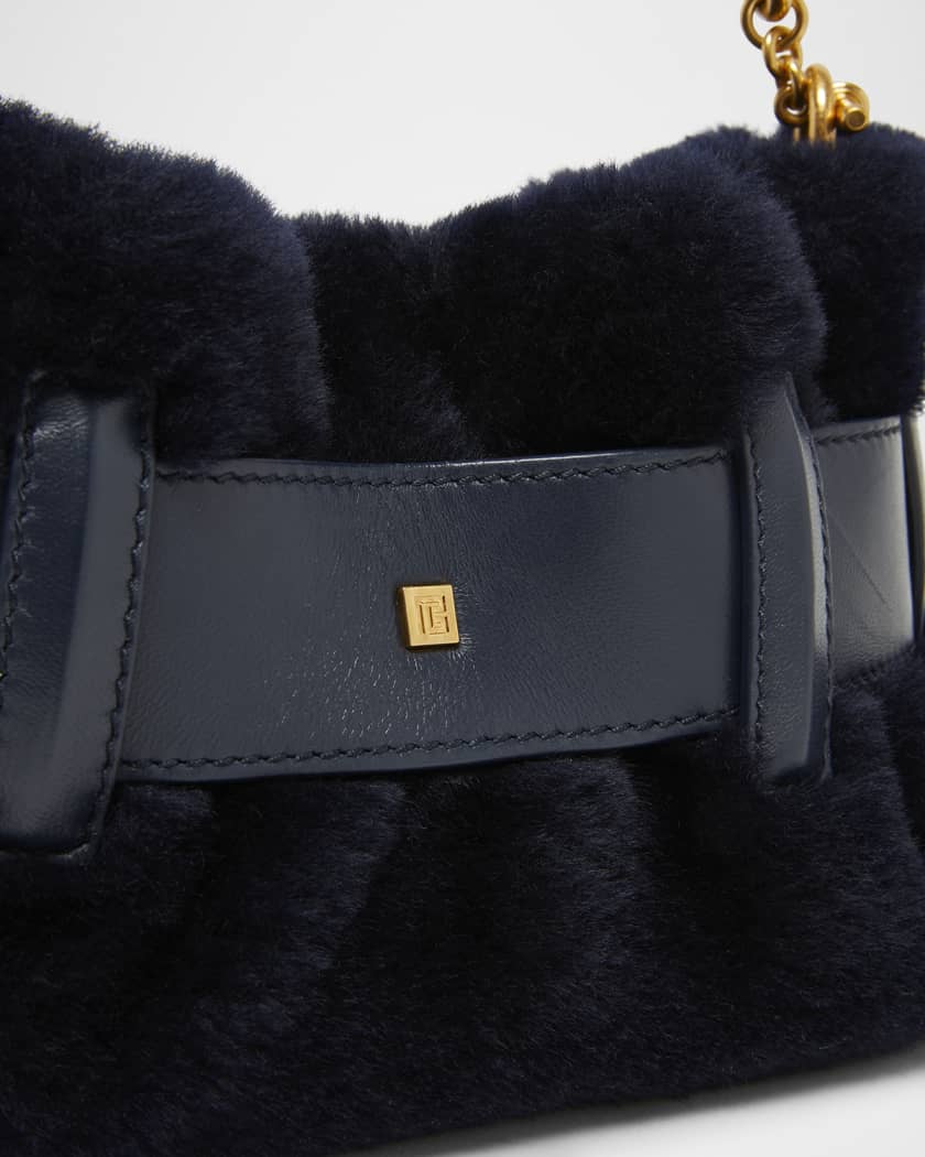 Anthem Mini Shoulder Bag in Shearling
