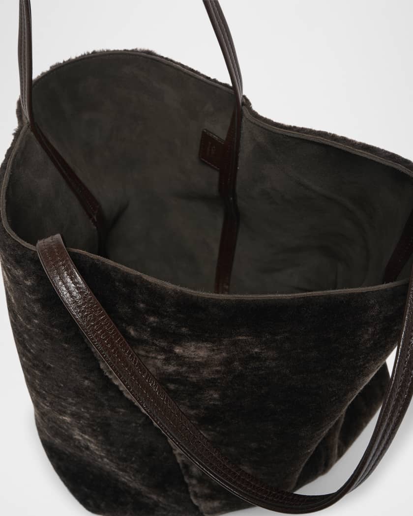 Spin Large Shearling Tote Bag