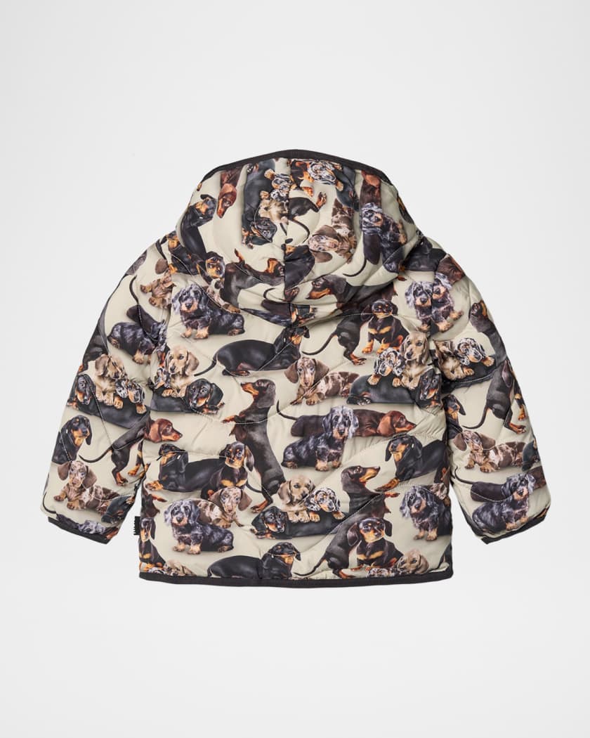 Kid's Harmony Quilted Rain Jacket, Size 6M-2