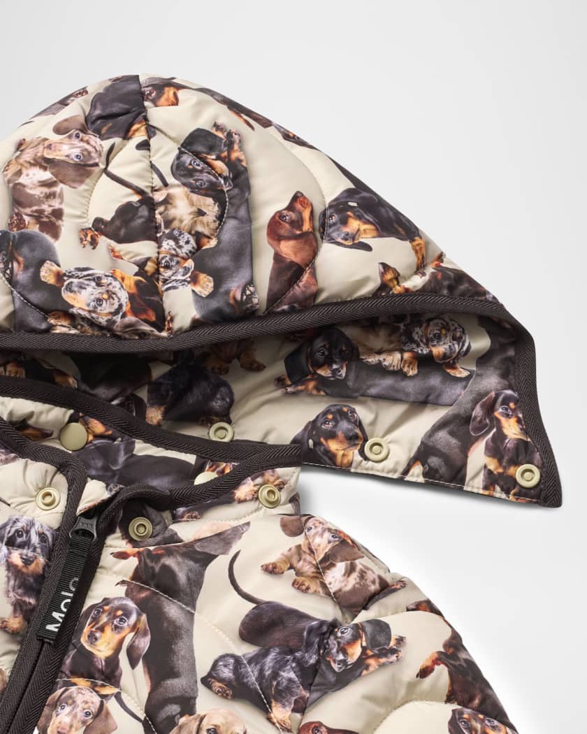 Kid's Harmony Quilted Rain Jacket, Size 6M-2