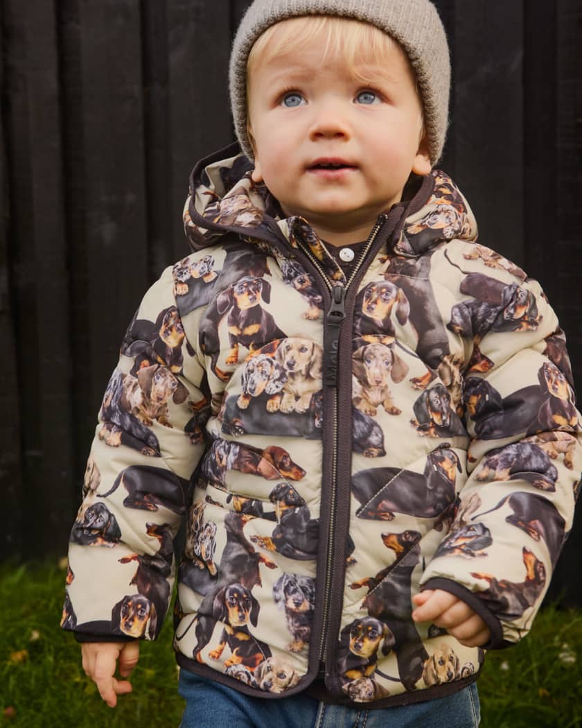 Kid's Harmony Quilted Rain Jacket, Size 6M-2