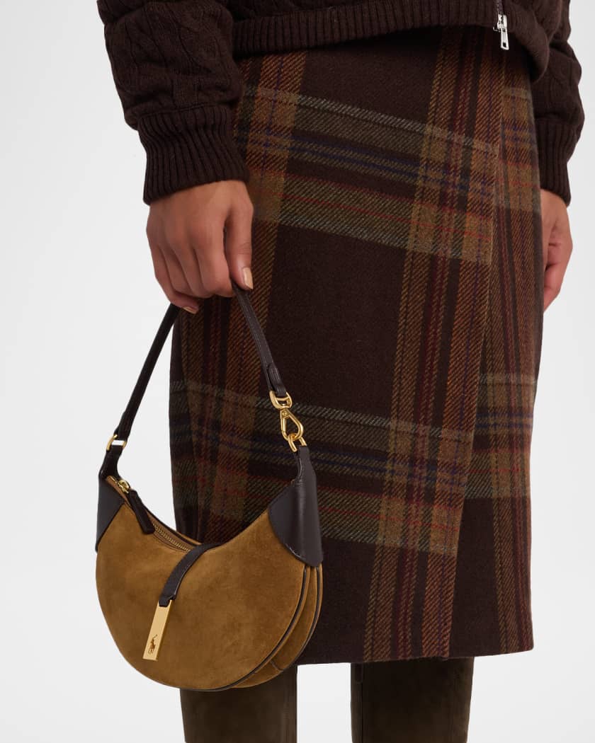 Polo ID Suede Mini Shoulder Bag