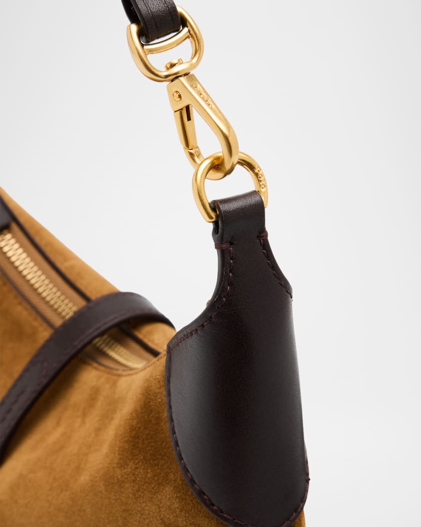 Polo ID Suede Mini Shoulder Bag