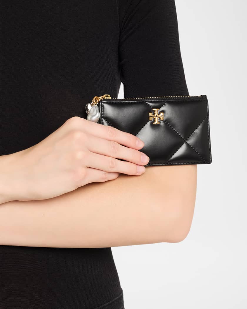 Kira Diamond-Quilted Leather Card Case