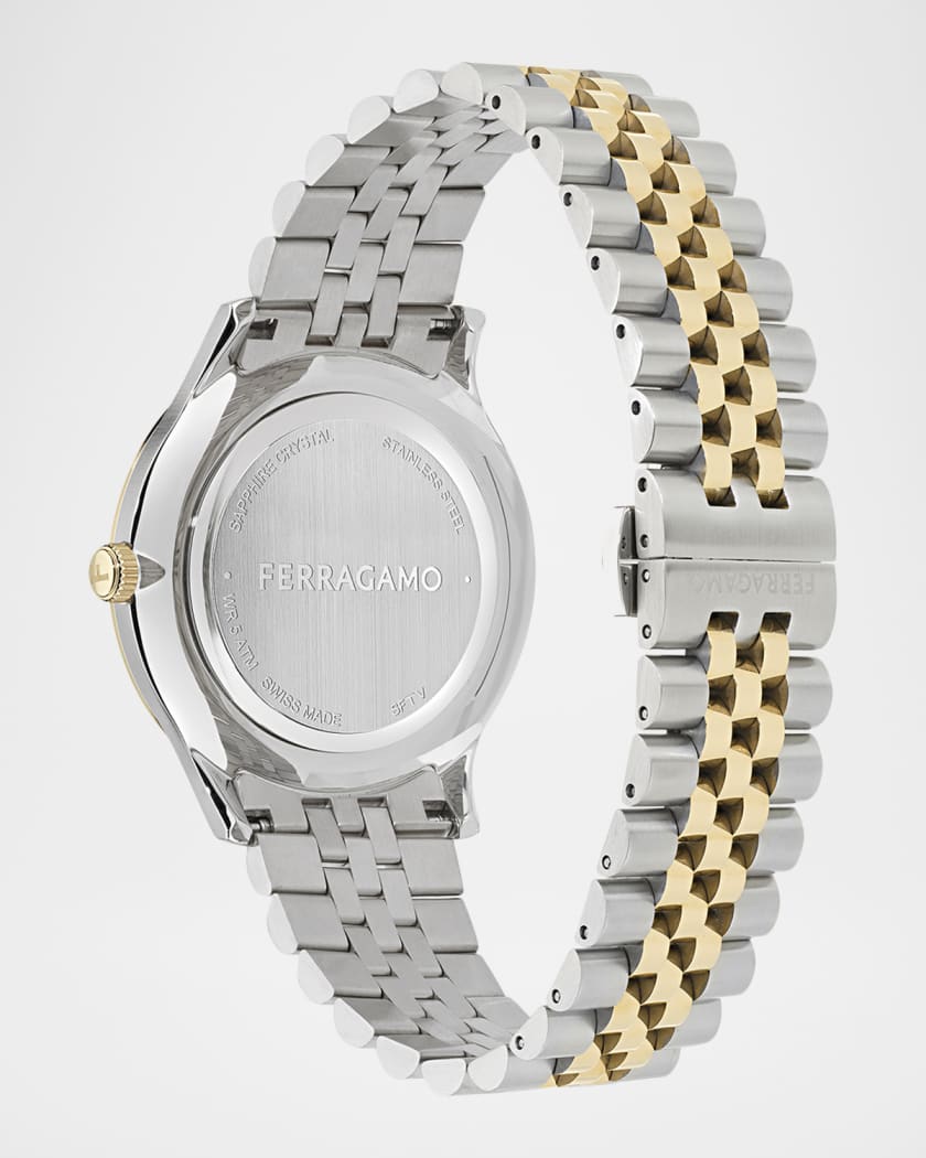 Men's 40mm Two-Tone Bracelet Watch