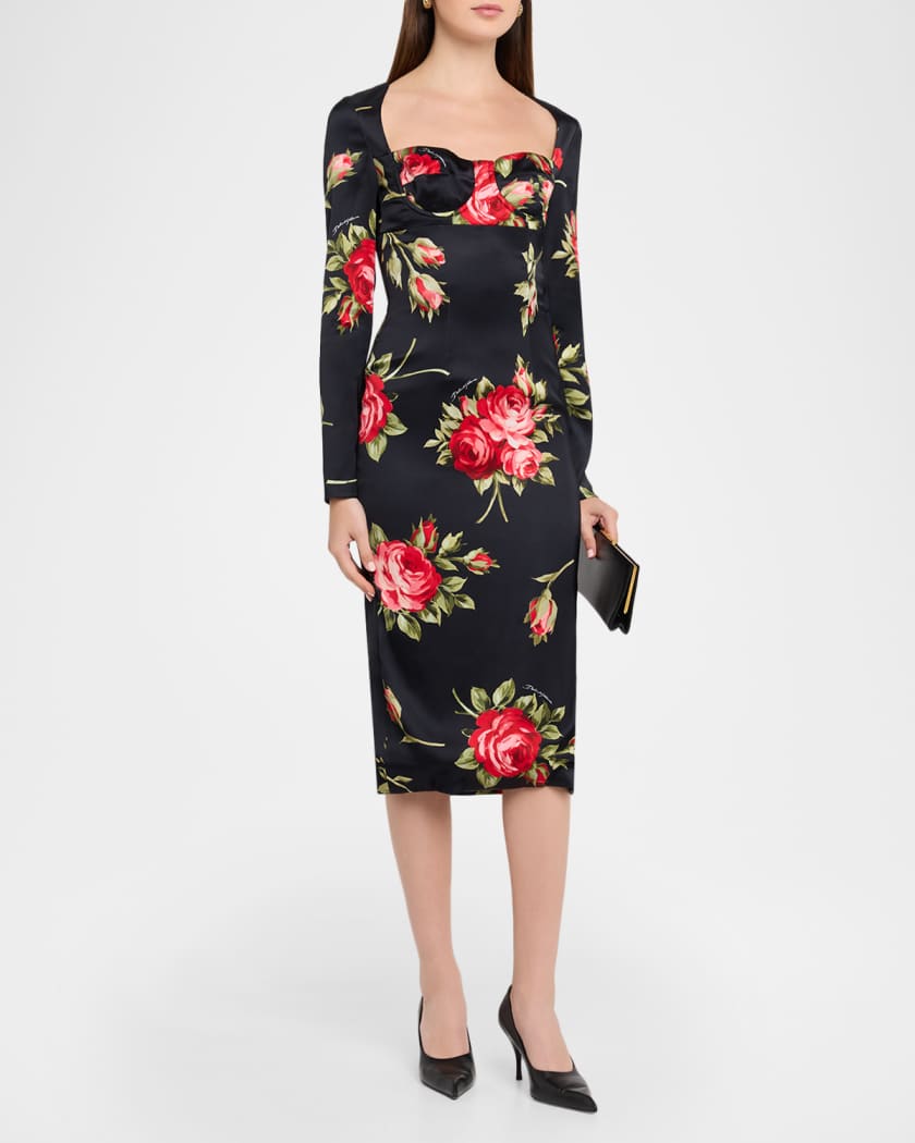 knee length dresses for ladies Milena A Line Cocktail Dress  THEIA
