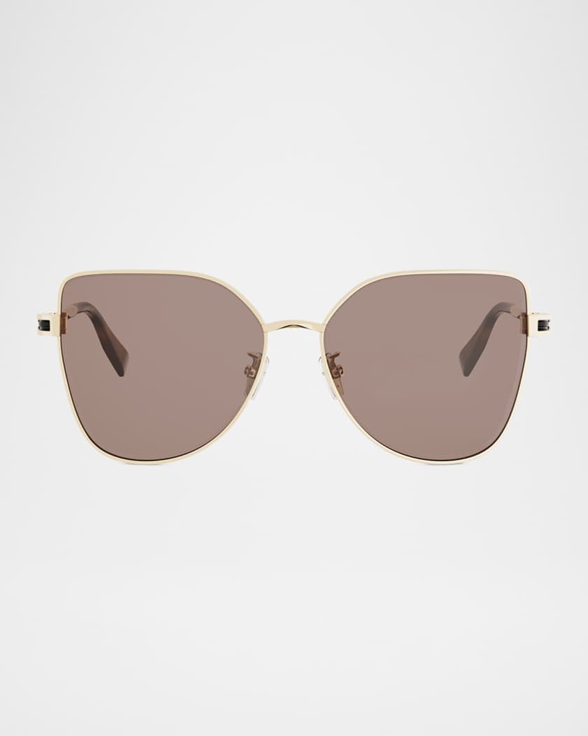 BVLGARI B.zero1 Metal Square Sunglasses | Neiman Marcus