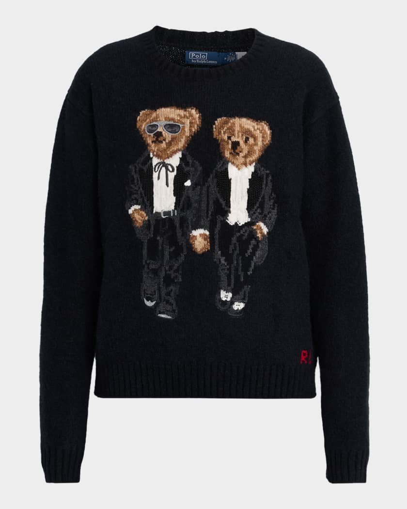 Polo Ralph Lauren The Ralph and Ricky Tuxedo Bear Sweater Neiman