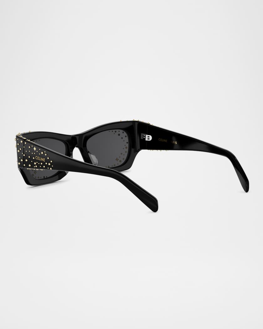 Embellished Acetate Cat-Eye Sunglasses