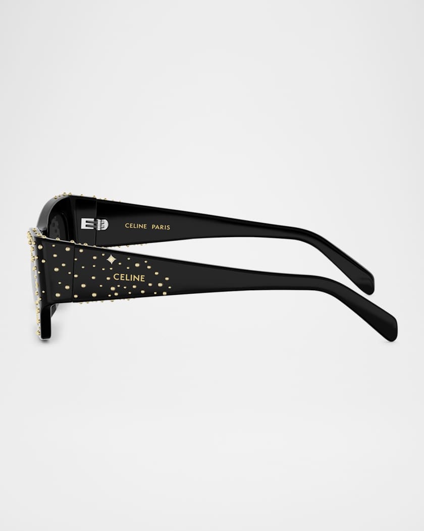 Embellished Acetate Cat-Eye Sunglasses