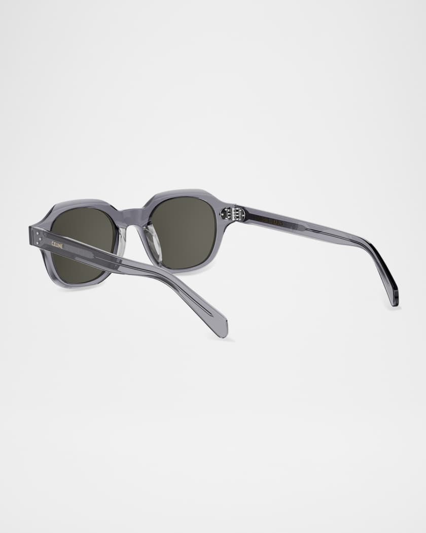 Men's 3 Dots Acetate Square Sunglasses