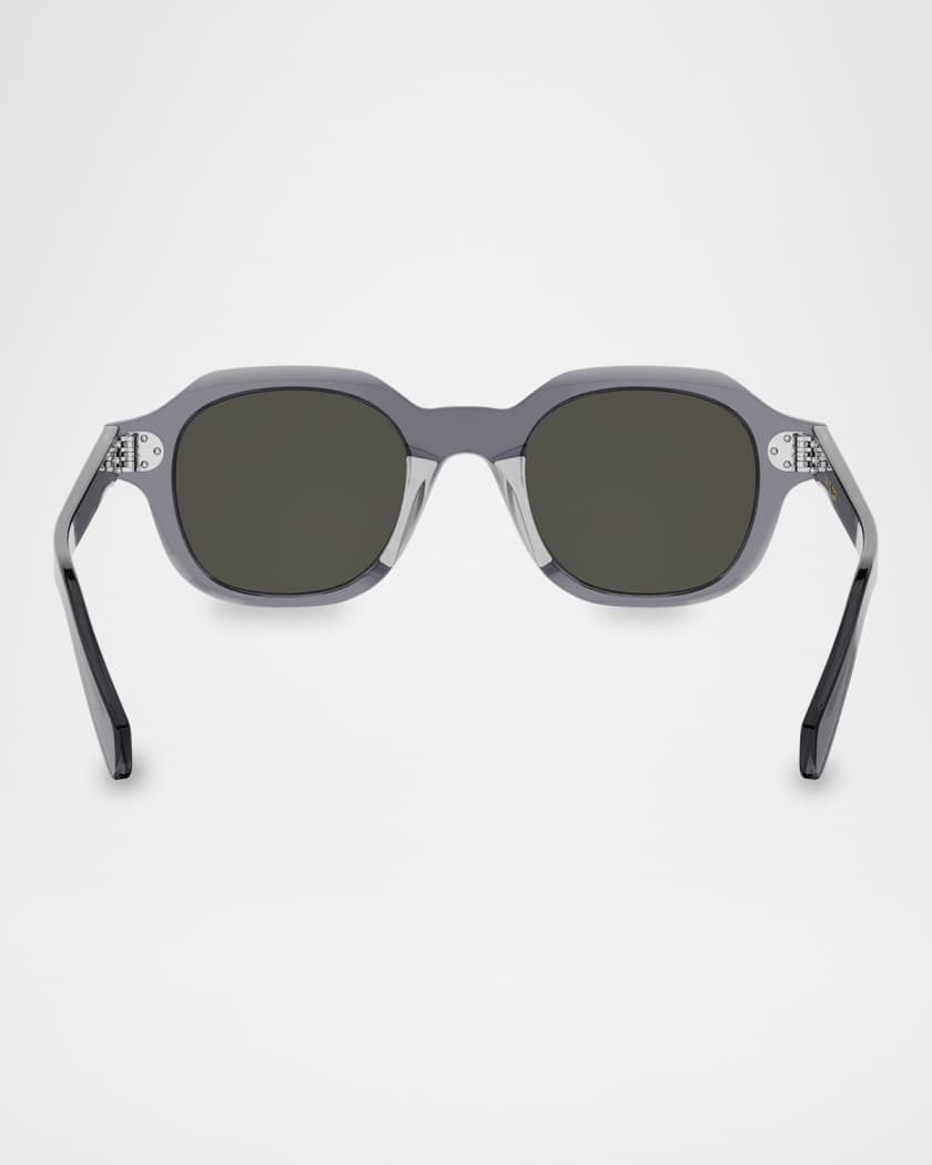Men's 3 Dots Acetate Square Sunglasses