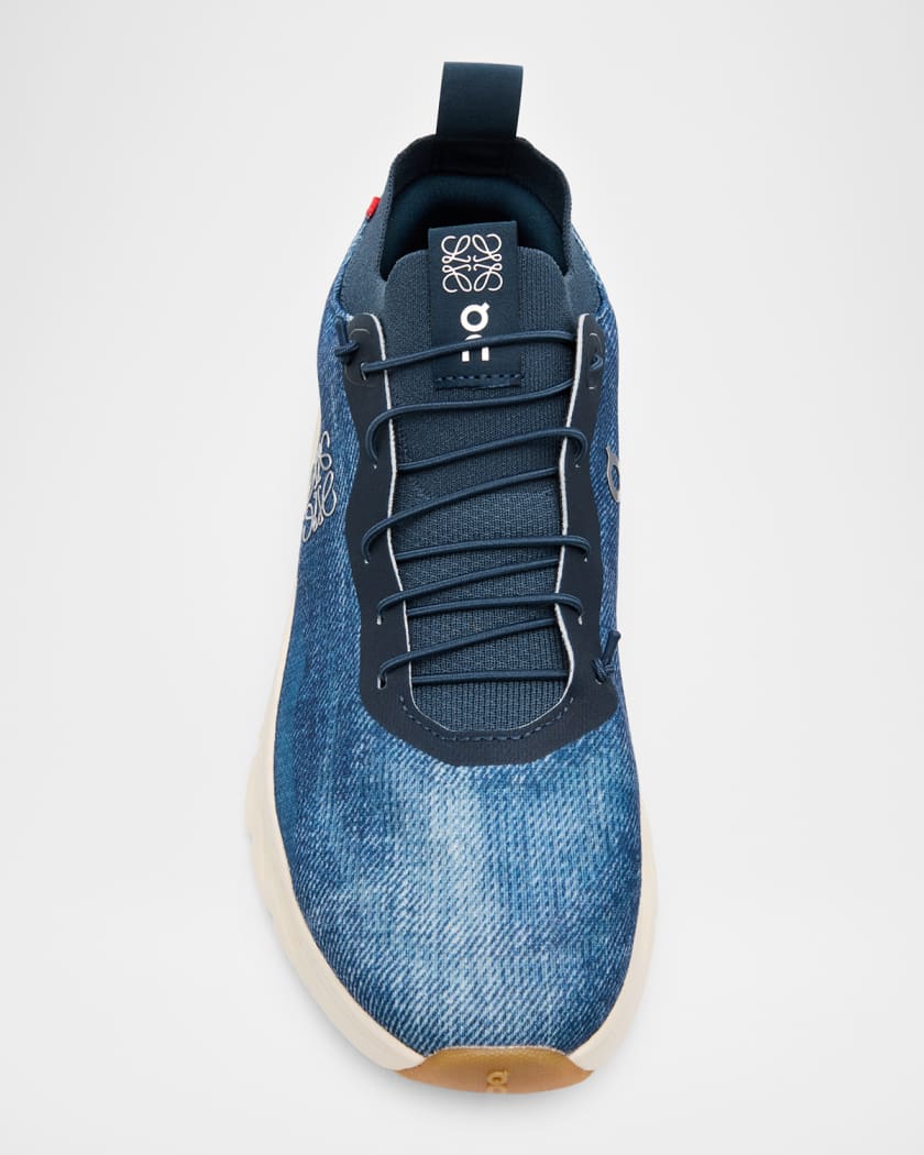 x On Men's Cloudtilt Denim-Print Running Shoes