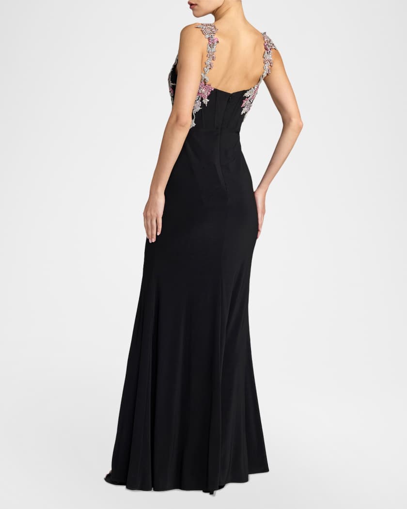 mac duggal black embroidered dress Mac Duggal 5712 Dress Sale main image 0