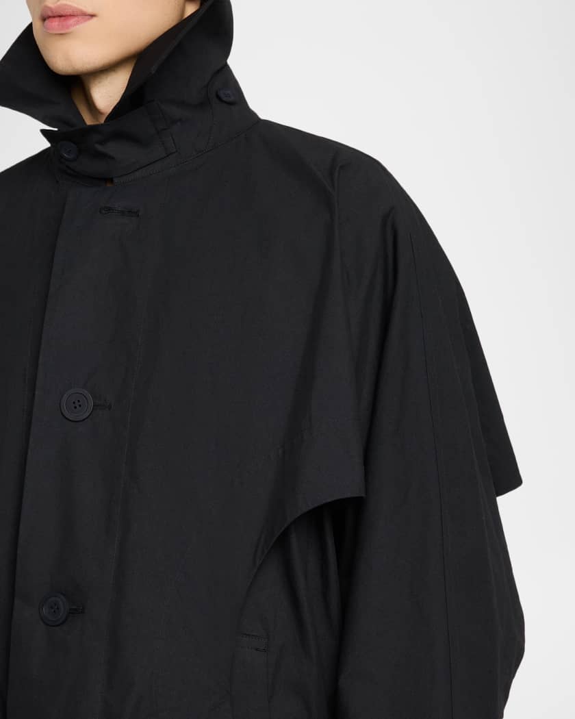 新作HOMME PLISSÉ ISSEY MIYAKE CAVITY COAT Homme Plisse Issey Miyake Men's Cavity Long Coat | Neiman Marcus