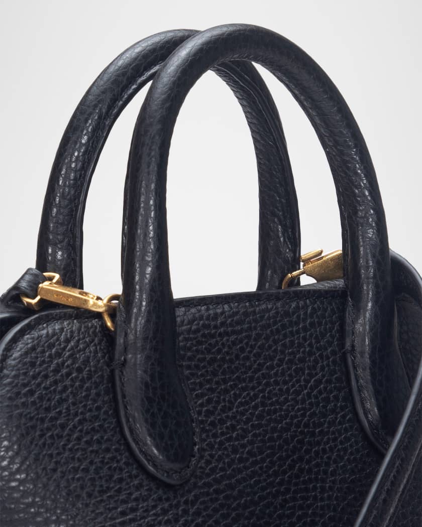 Delphine Mini Leather Crossbody Handbag