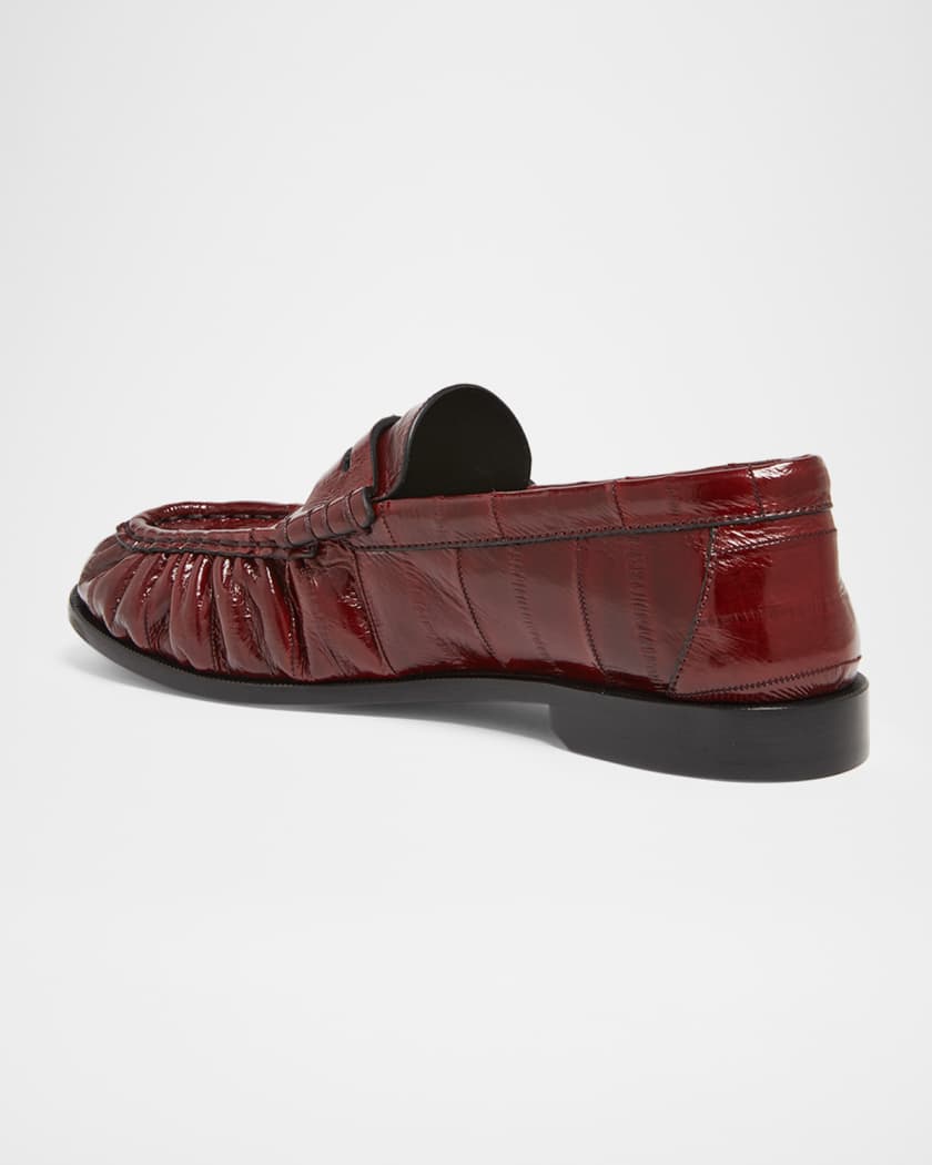 Le Loafer Eel Leather Penny Loafers