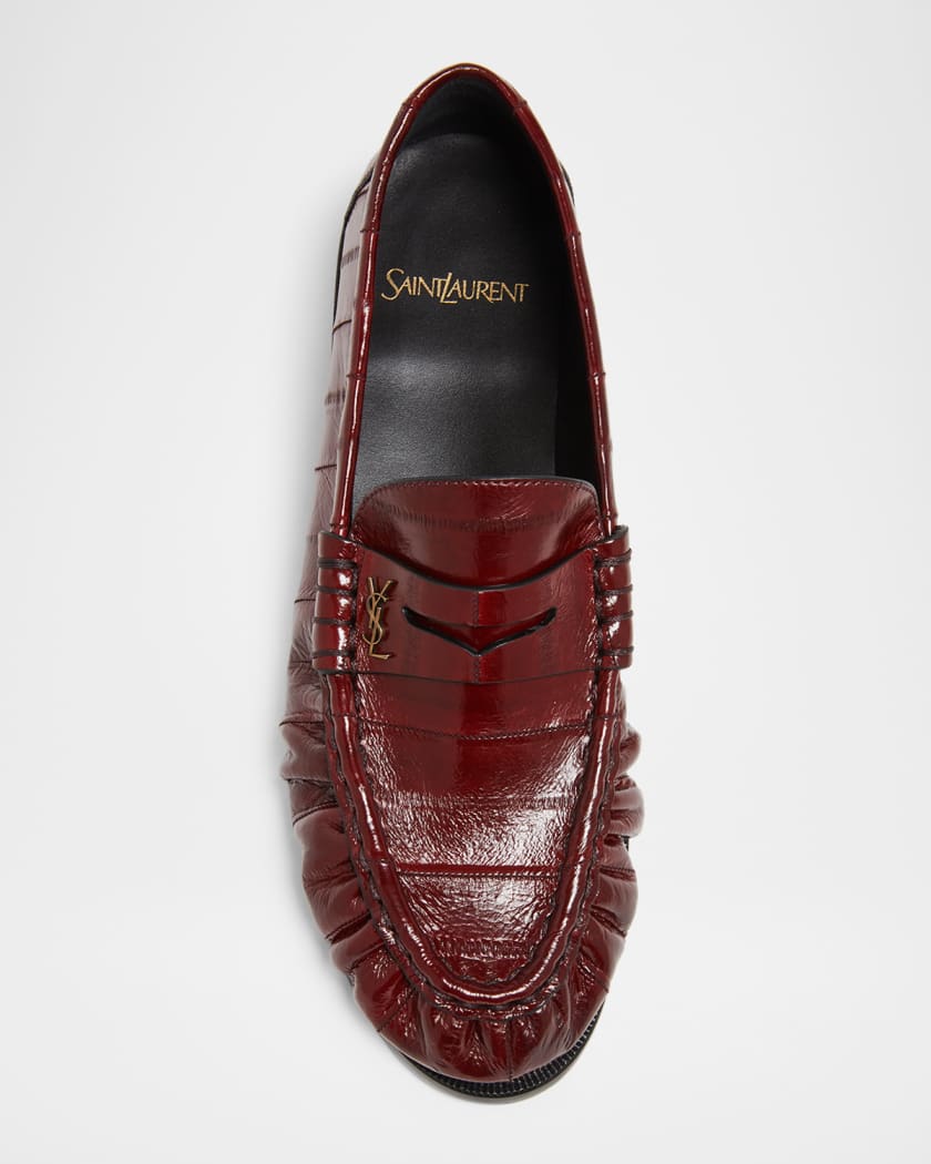 Le Loafer Eel Leather Penny Loafers