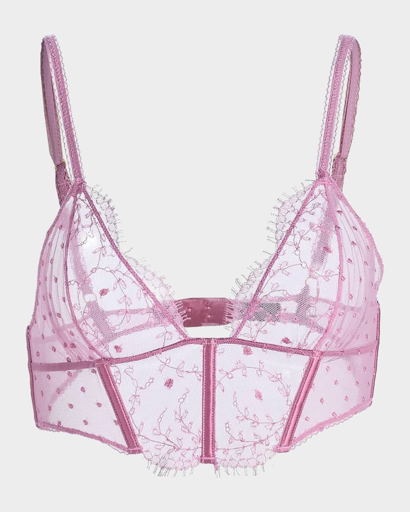 Kiki De Montparnasse Merci Beaucoup Lace Longline Bra | Neiman Marcus