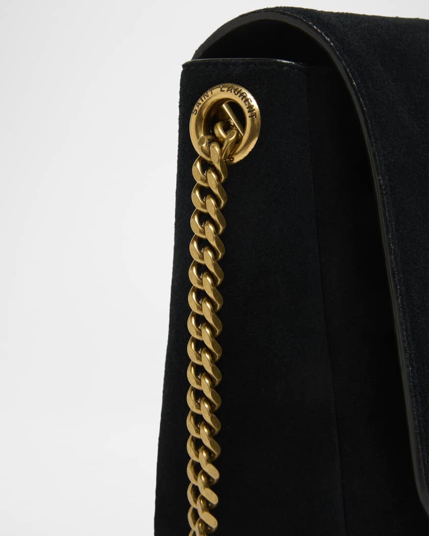 Kate YSL Flap Shoulder Bag in Suede