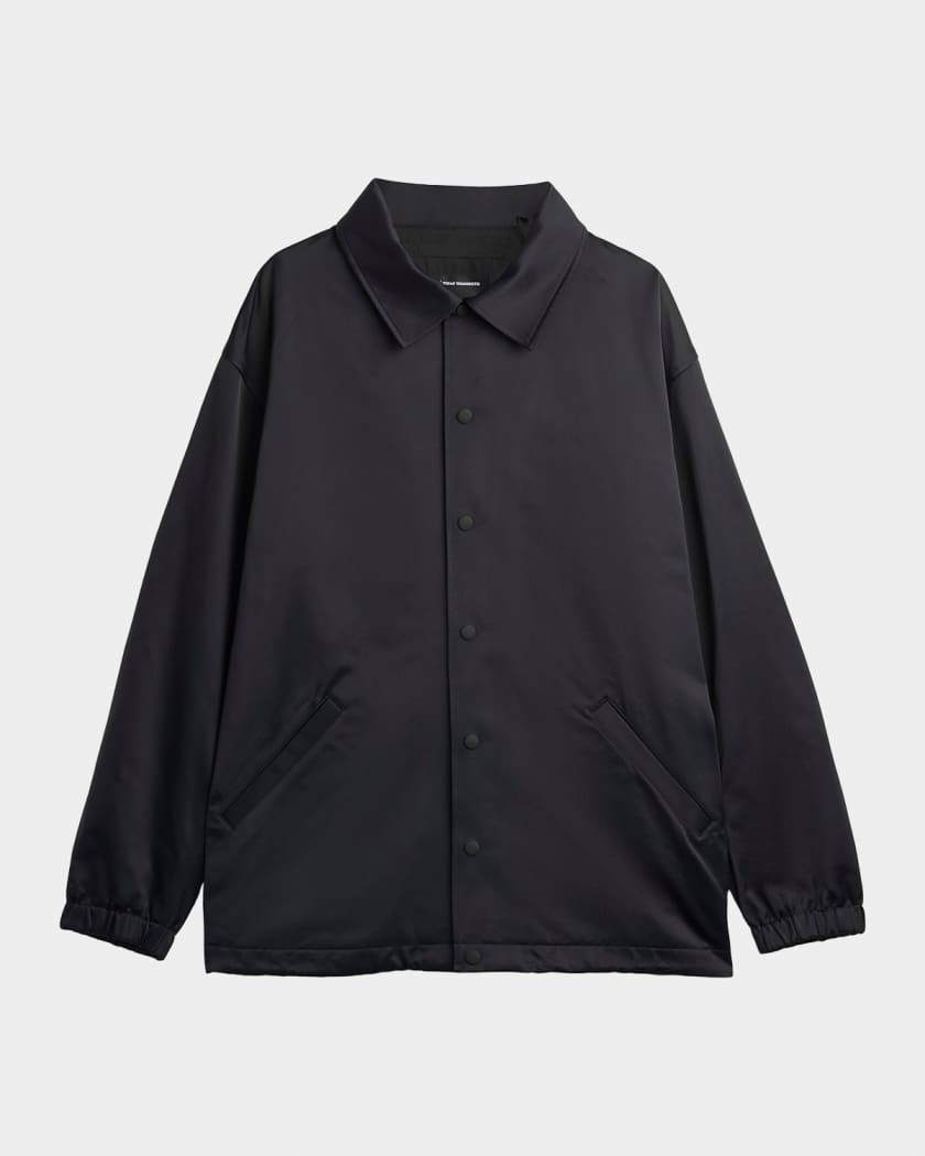 【Y-3】U GFX COACH JKT Y-3 Men's Graphic Nylon Coach Jacket | Neiman Marcus