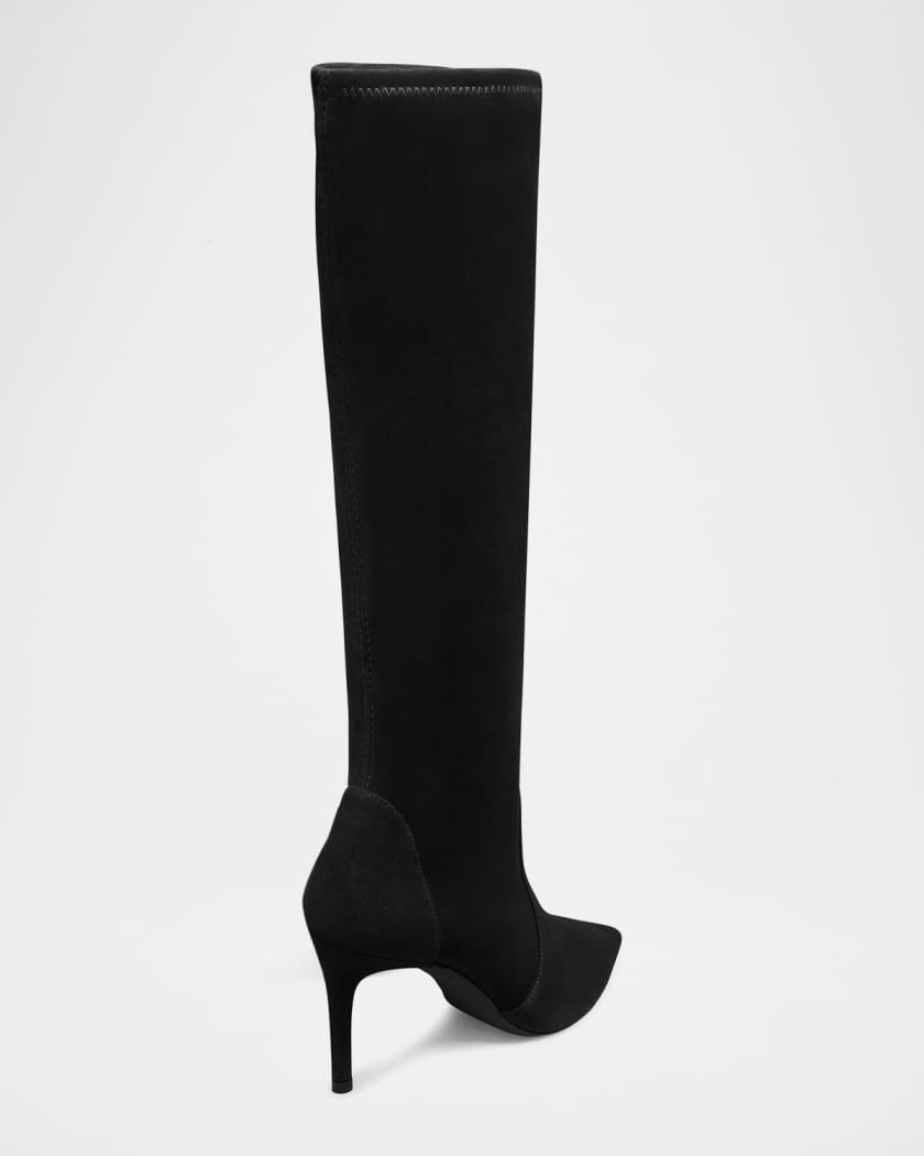 75mm Stuart Power Suede Knee-High Boots
