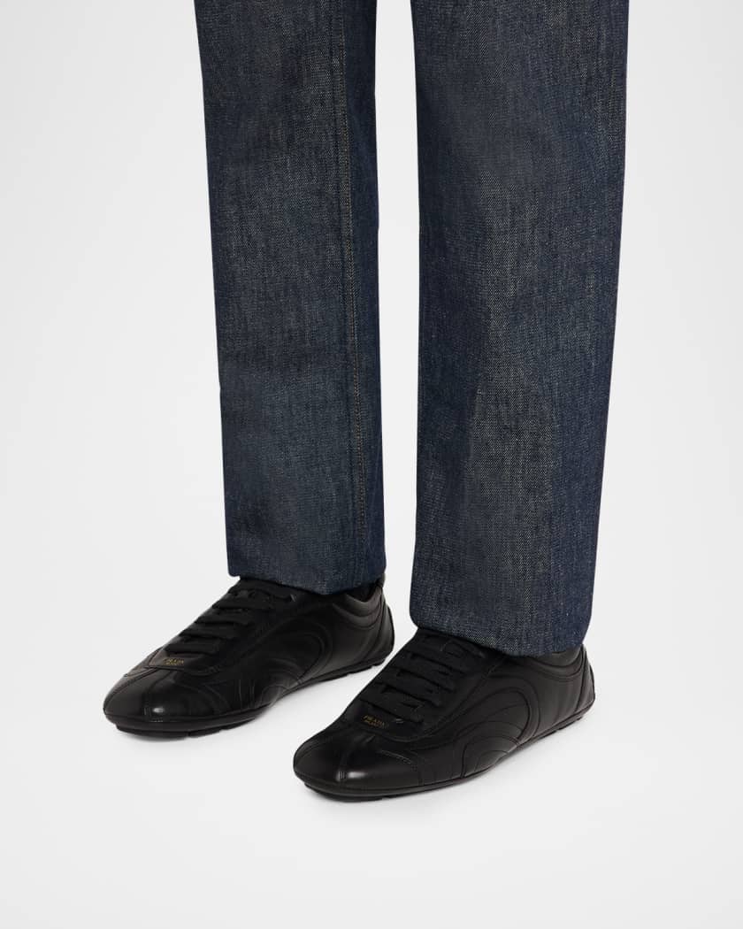 Prada Men's Montecarlo Re-Edition 2005 Nappa Leather Sneakers