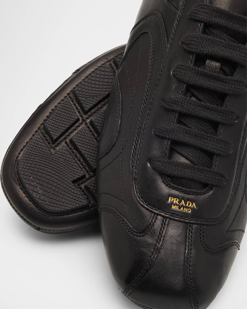 Prada Men's Montecarlo Re-Edition 2005 Nappa Leather Sneakers