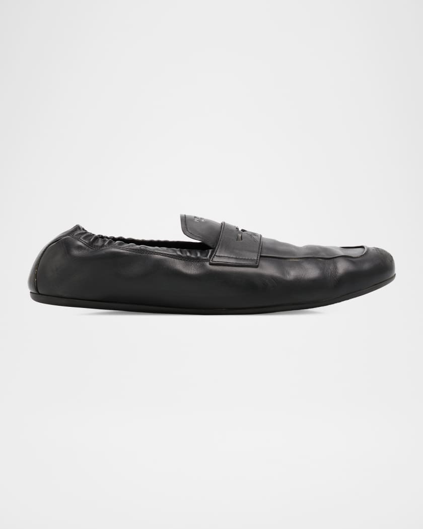 Prada Men's Analog Vitello 1 Leather Penny Loafers | Neiman Marcus