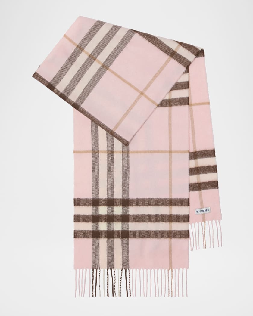 Cashmere Check Scarf