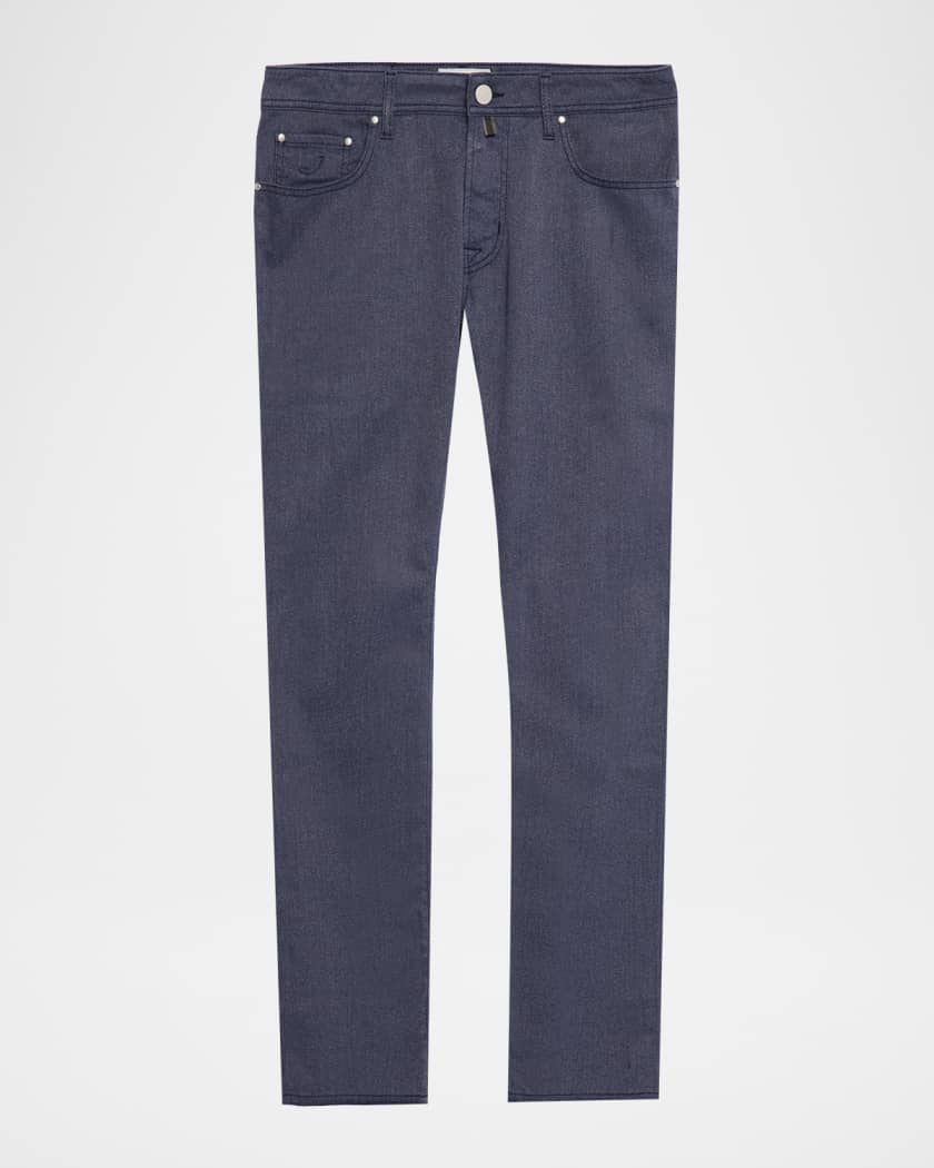Jacob Cohen Men's Bard Garment-Dyed Slim Five-Pocket Pants