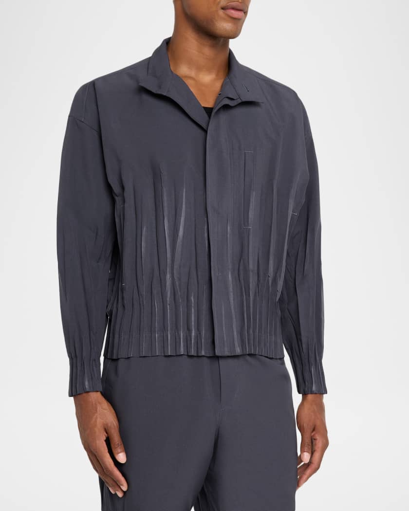 FINAL  スウェット　issey miyake Issey Miyake Men's Waft Blouson Jacket | Neiman Marcus