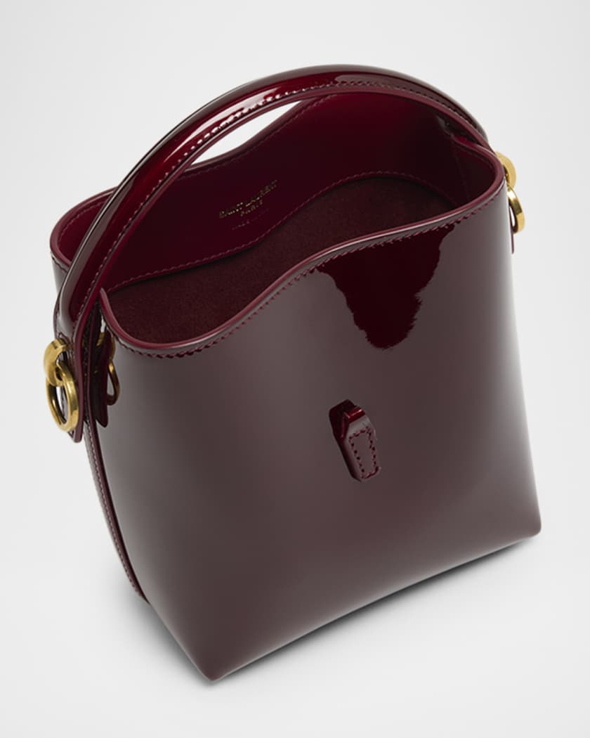 Le 37 Mini YSL Bucket Bag in Patent Leather