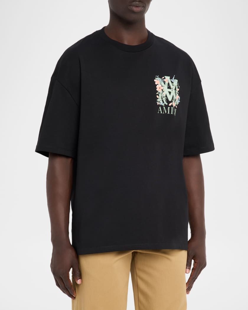 Men's MA Floral Cotton T-Shirt