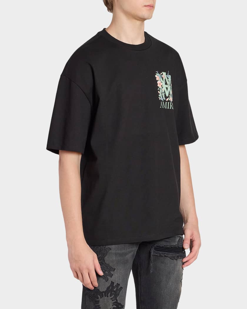 Men's MA Floral Cotton T-Shirt