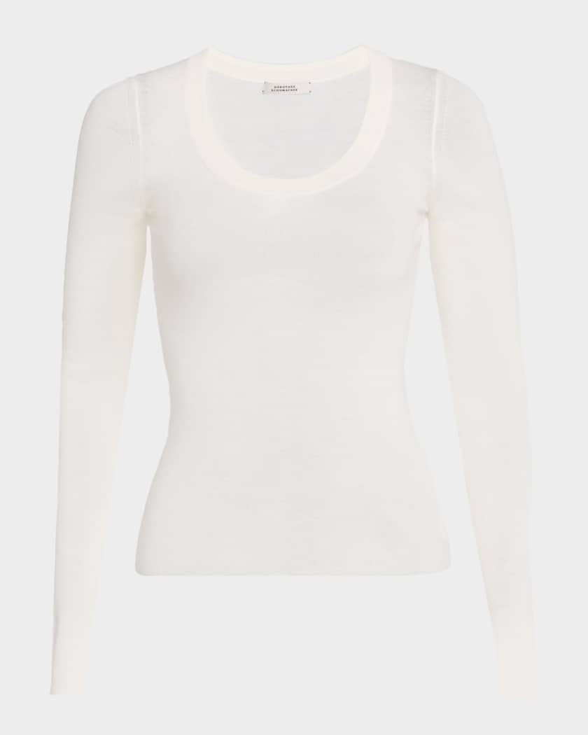 Urban Merino Scoop-Neck Wool Pullover