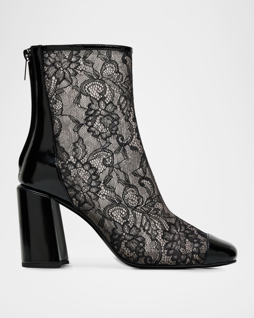 Jimmy Choo Kiss Lace Zip Ankle Boots | Neiman Marcus