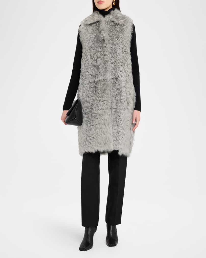 Yves Salomon Shearling Gilet | Neiman Marcus