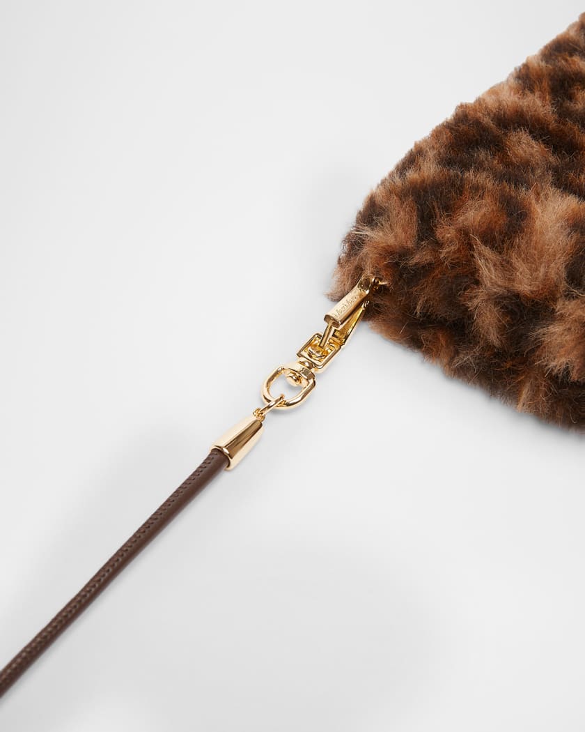 Max Mara Jacquard-Knit Alpaca & Wool Mittens | Neiman Marcus