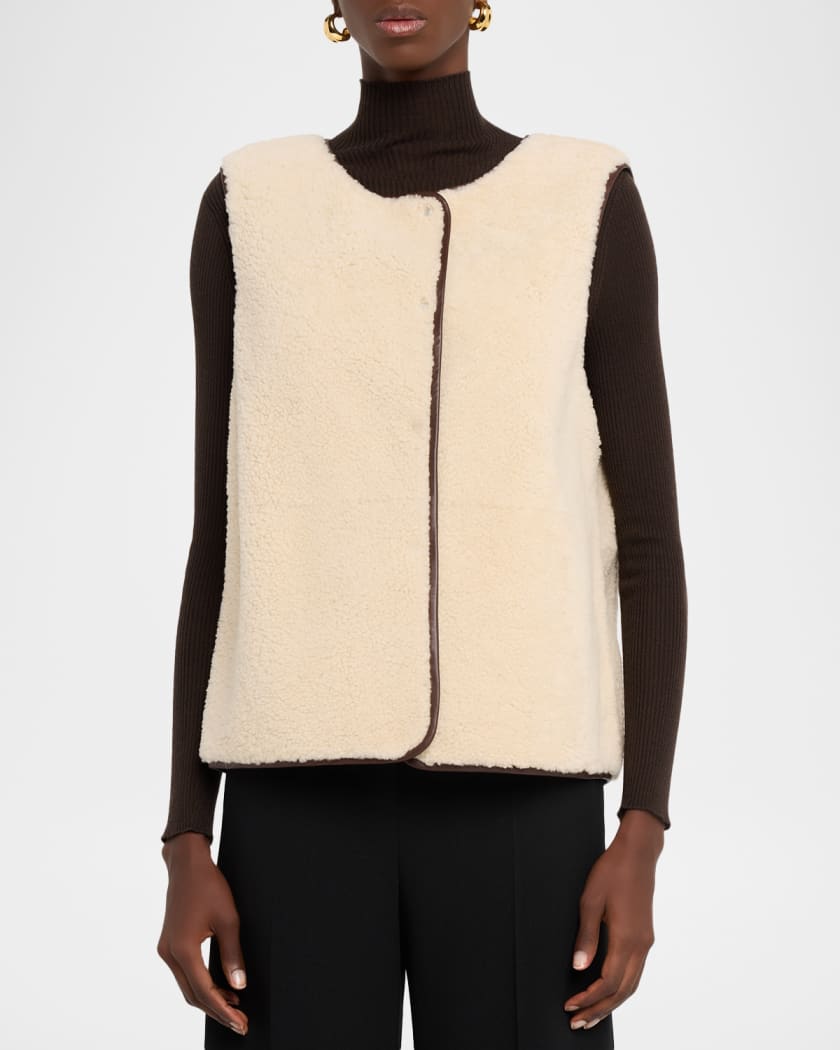 LOEWE 極上ラムレザージャケット　クリームベージュ　スペイン製　直営店購入品 中古・古着通販】LOEWE (ロエベ) ムートンジャケット ベージュ サイズ