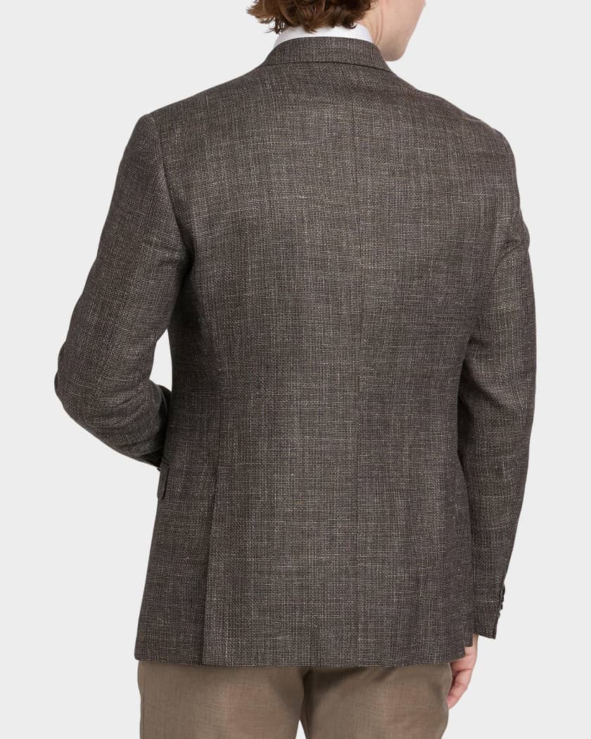 Giorgio Armani Wool-Silk-Linen Sport Coat | Neiman Marcus