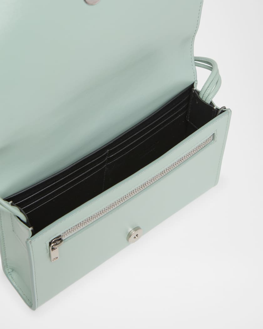 Jil Sander Tangle Twisted-Strap Leather Crossbody Bag | Neiman Marcus